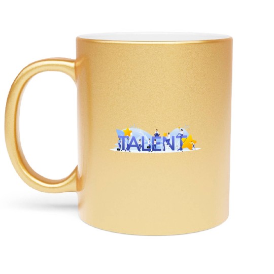 Painting design Metallic Mugs