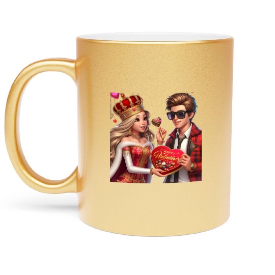 Valentines collection 2024 Princess Metallic Mugs