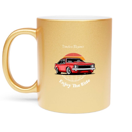 Classic car Metallic Mugs
