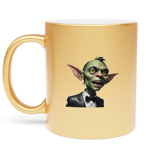 Green Goblin with Tuxedo Metallic Mugs