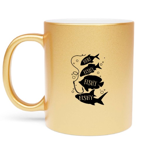 Fishing Lover Metallic Mugs