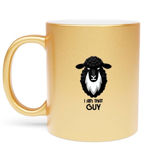 Black Sheep Metallic Mugs
