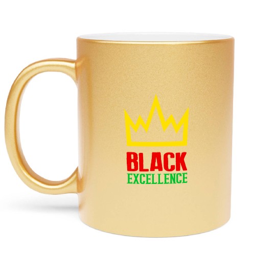 Black Excellence Metallic Mugs