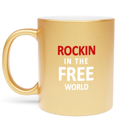 Neil Young Rockin In The Free World Metallic Mugs