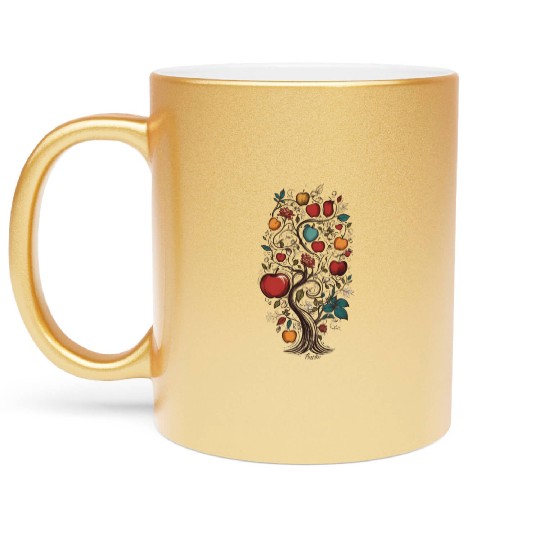 Apple tree Metallic Mugs