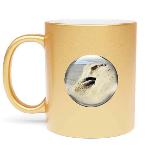 Life in a Bubble Collection-Bottoms Up Face First Metallic Mugs