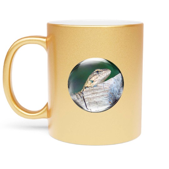 Life in a Bubble Collection - Leaping Lizards! Metallic Mugs