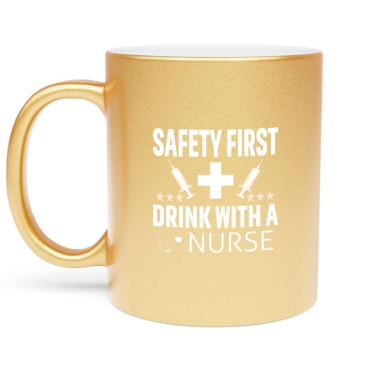 Nurse Metallic Mugs