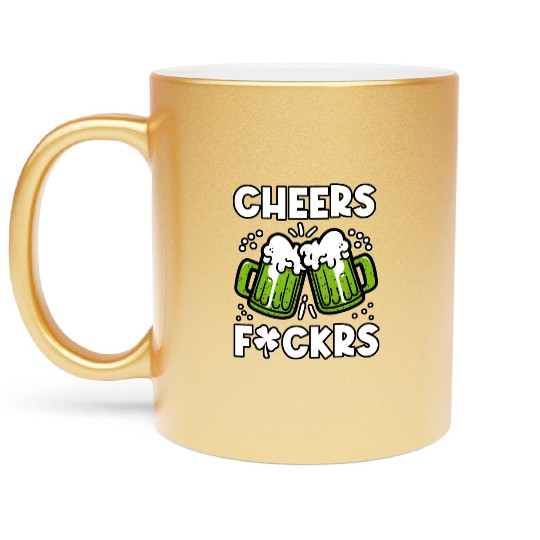 St Patrick's Day Metallic Mugs For Adults