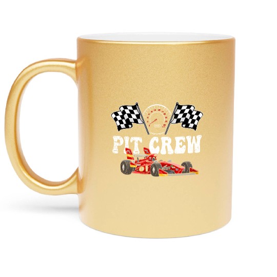 PIT CREW Race Car Metallic Mugs - Hosting Parties