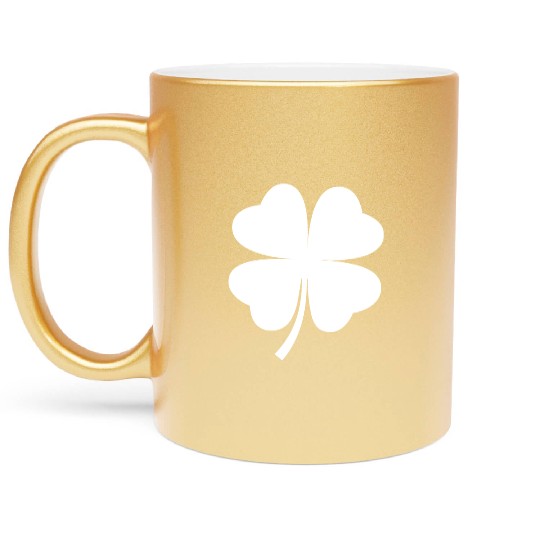Irish Shamrock St Patricks Day St. Paddy's Metallic Mugs