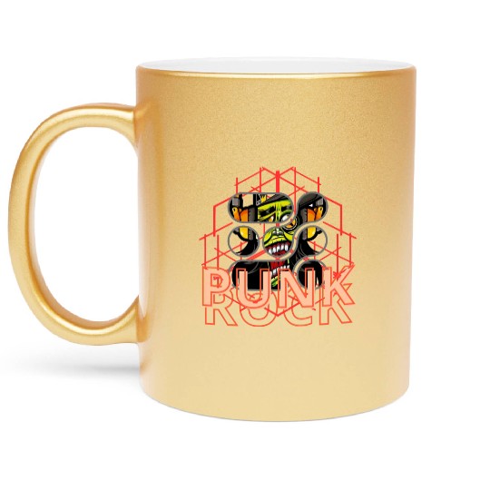 Punk Rock Streetwear Metallic Mugs
