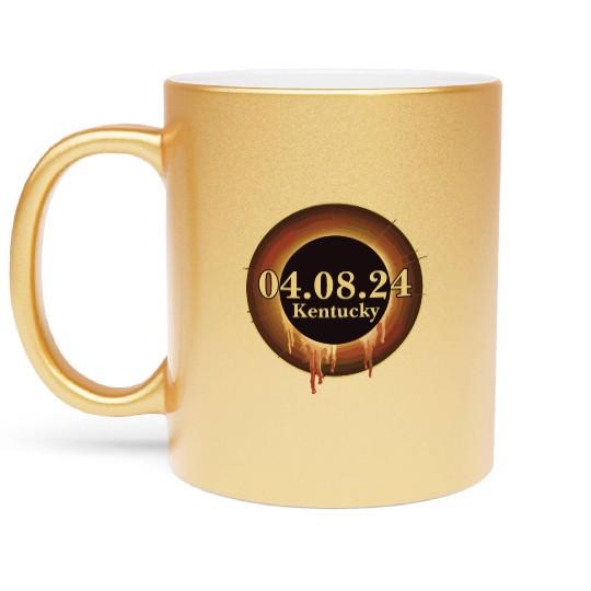 Total Solar Eclipse Path of Totality Kentucky Metallic Mugs