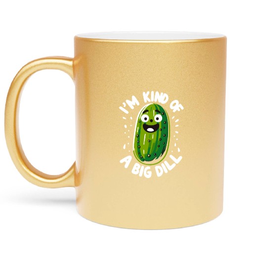 Pickle Lover Funny Pickle Dill pickle Pickled Metallic Mugs