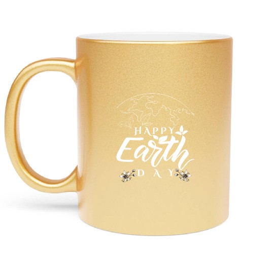 Earth Day Every Day Metallic Mugs