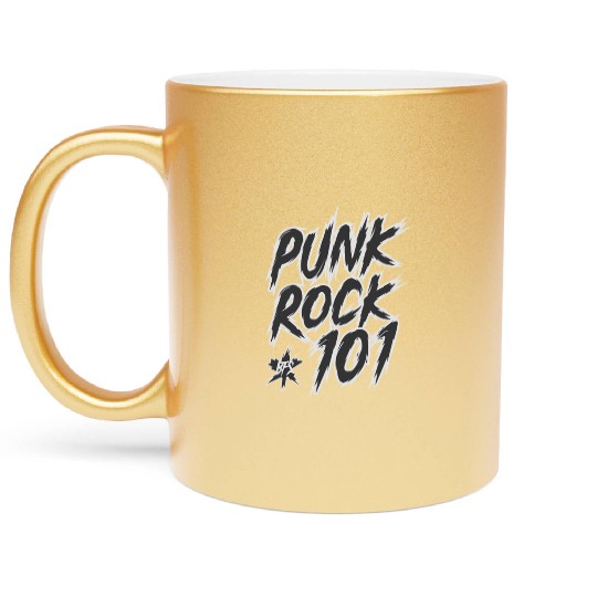 Punk Rock 101 Metallic Mugs