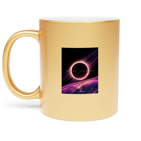 Solar Eclipse 2024 Naturally Phenomenal Metallic Mugs