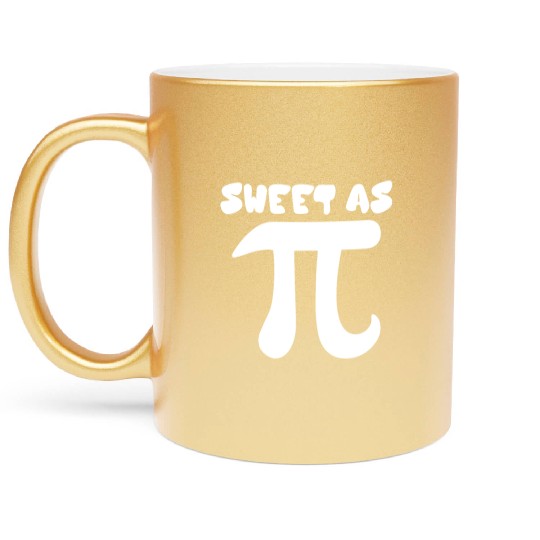 Pi Day Nerd Geek Love Math Pi Symbol Kids Men Metallic Mugs