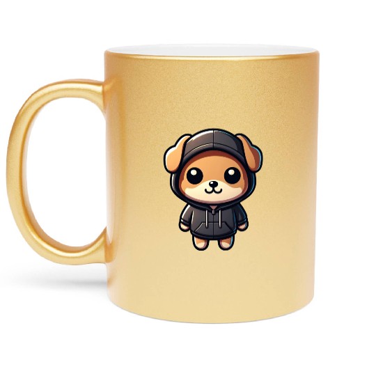 Puppy Love Metallic Mugs