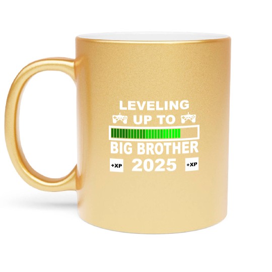 Level Up To Big Brother 2025 Metallic Mugs