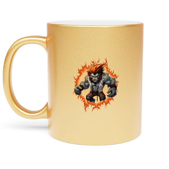 Zombie King Gorilla Metallic Mugs