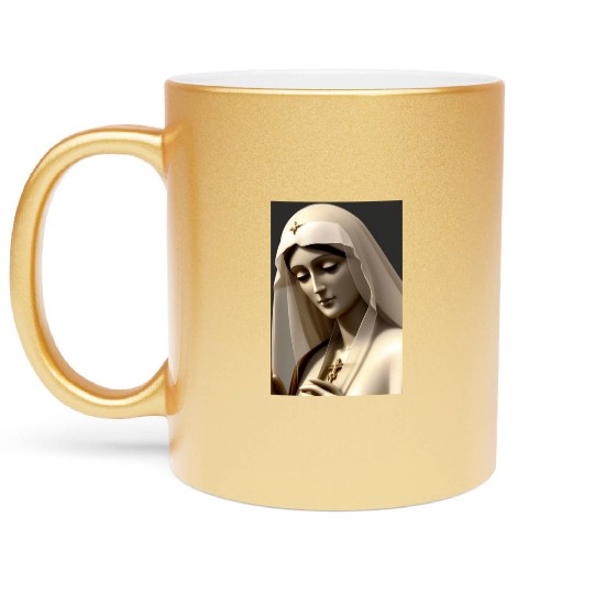 Virgin Mary Metallic Mugs
