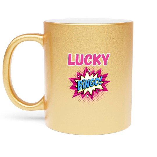 Lucky bingo Metallic Mugs