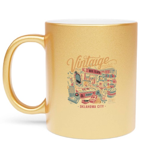Vintage Market Days of Oklahoma City 2024 Metallic Mugs