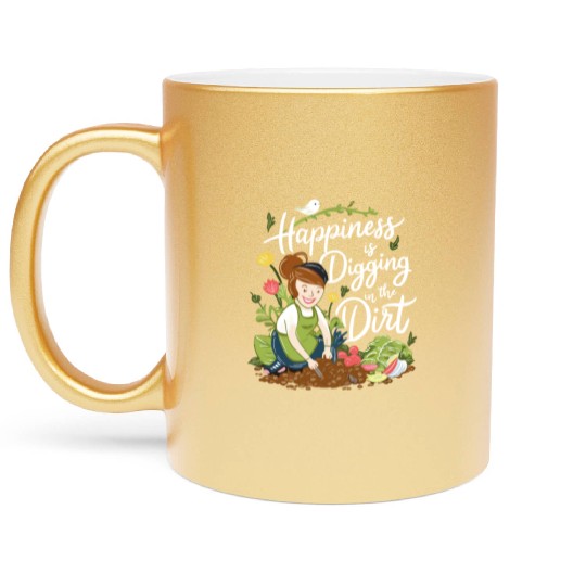 Allotment Garden - Gardener Metallic Mugs
