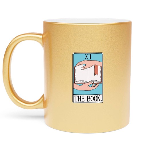 Book Tarot Card - Reading - English Teacher Metallic Mugs