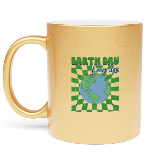 Earth Day 2024 Metallic Mugs