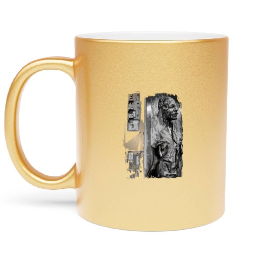 Han Solo Captured Metallic Mugs