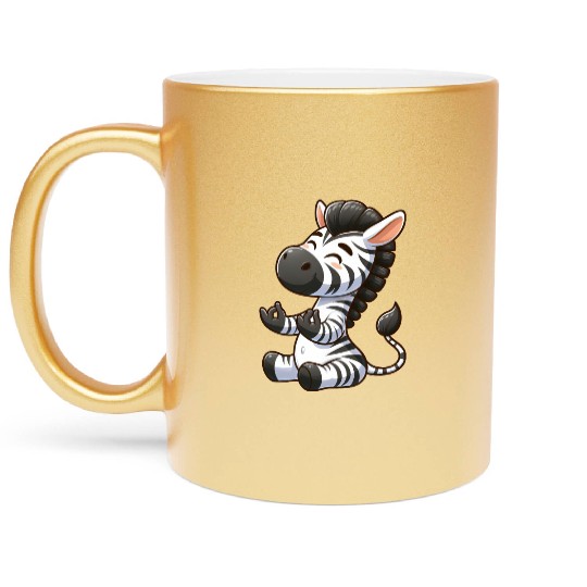Zen Zebra: Meditation and Yoga in the Spiri Metallic Mugs