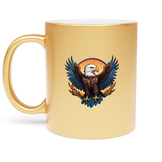 Flying Eagle Metallic Mugs