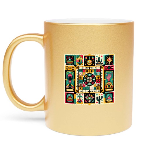 Loteria: Mexico's Bingo Fiesta Metallic Mugs