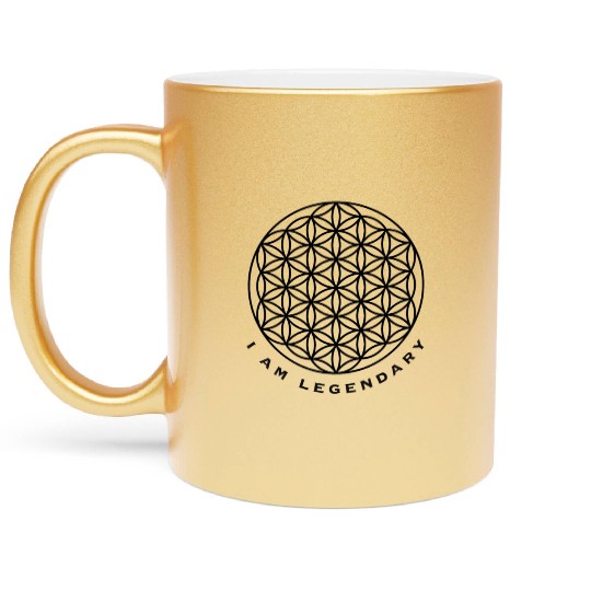 I Am Legendary Affirmation Apparel Metallic Mugs