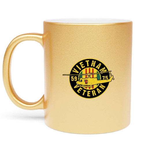 VIETNAM VETERAN Metallic Mugs