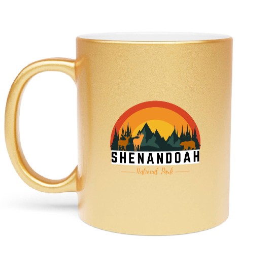 Shenandoah national park Metallic Mugs