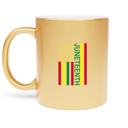 juneteenth USA Metallic Mugs