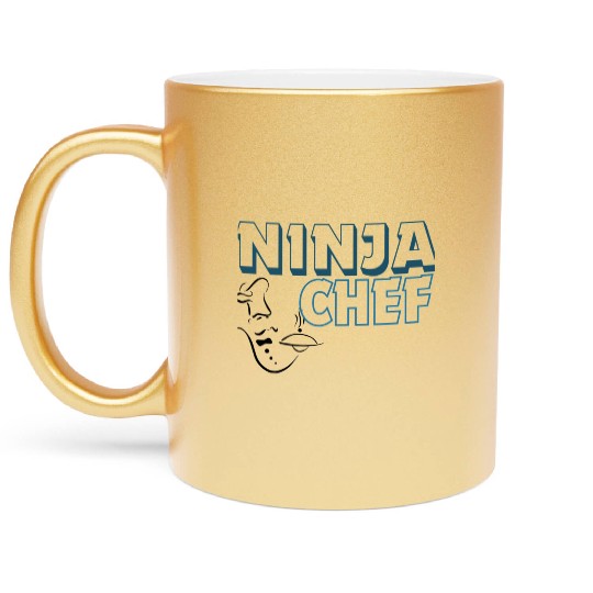 Chef dad, father's day gift for chef dad Metallic Mugs