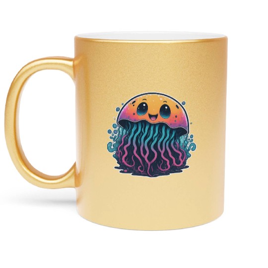 JellyFish Metallic Mugs