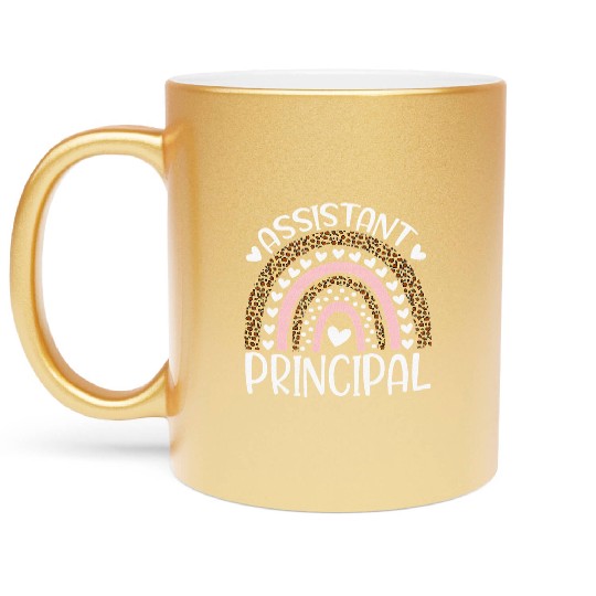 Assistant Principal Back To School First Day Metallic Mugs