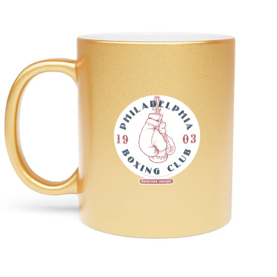 Philadelphia Boxing Club 1903 Sticker Metallic Mugs