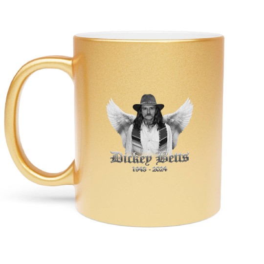 RIP Dickey Betts 1943 - 2024 Metallic Mugs