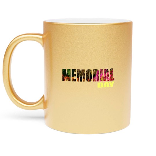 MEMORIAL DAY Metallic Mugs