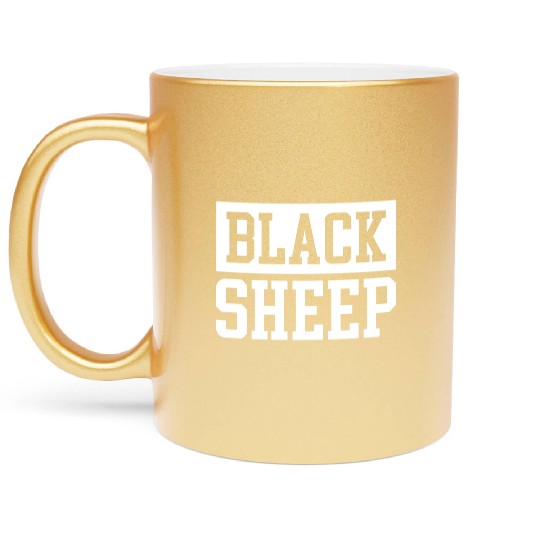 Black Sheep Metallic Mugs