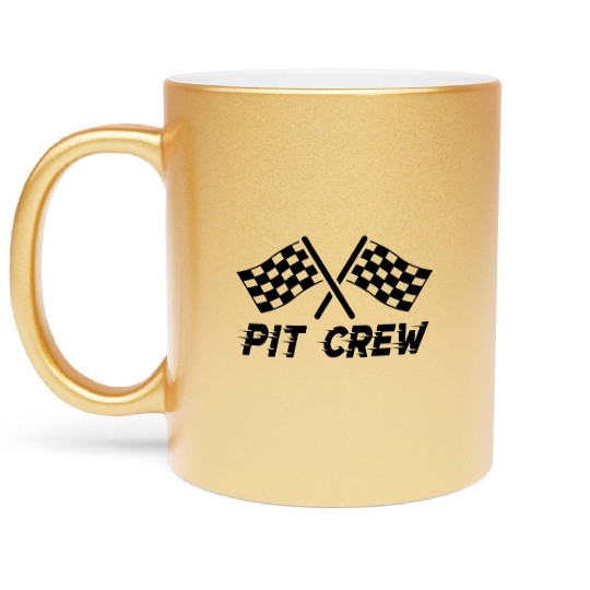 Pit Crew Costume For Race Car Parties Metallic Mugs