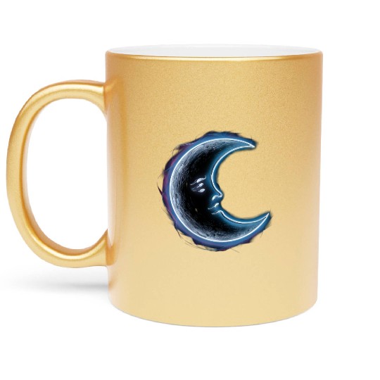 Neon moon Metallic Mugs
