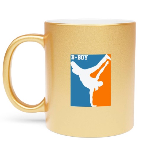Breakdance B-Boy Hip-Hop and Funk Metallic Mugs