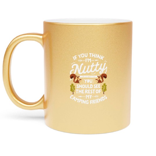 Nutty Camping Friends Camper Metallic Mugs